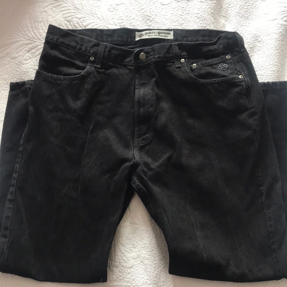 harley davidson black jeans size 40/30